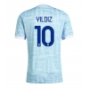 Camisa de Futebol Juventus Kenan Yildiz #10 Equipamento Secundário 2025-26 Manga Curta